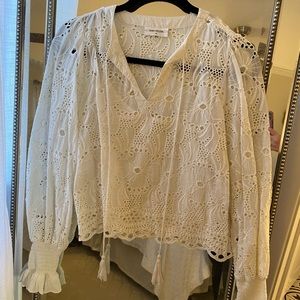 Saint Helena eyelet top
